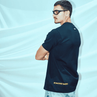 SON OF SON REGULAR FIT BLACK SOFS CLASSIC RACING CAMISETA SLIM NEGRA