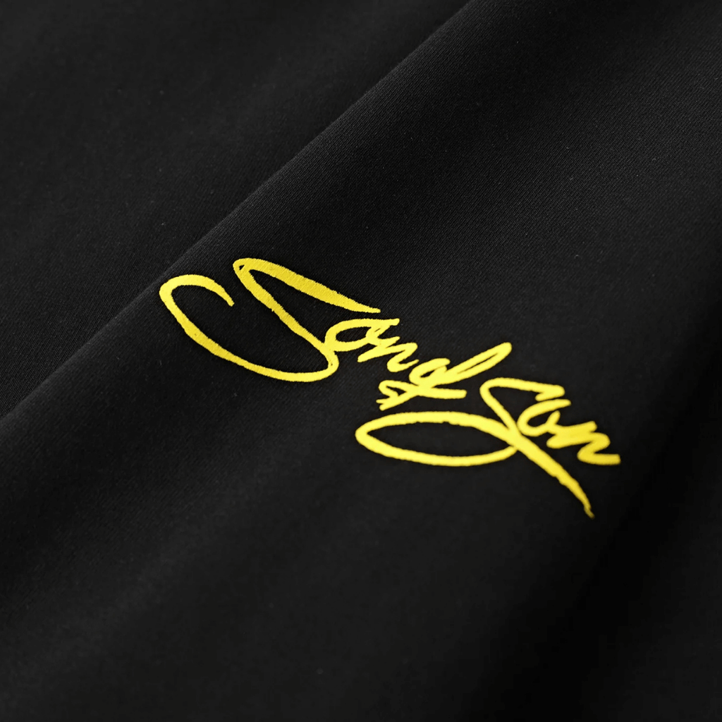 SON OF SON REGULAR FIT BLACK SOFS CLASSIC RACING CAMISETA SLIM NEGRA