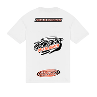 SON OF SON OVERSIZE WHITE ECHOES OF ANCIENTS CAMISETA OVERSIZE BLANCA