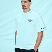 SON OF SON OVERSIZE WHITE ECHOES OF ANCIENTS CAMISETA OVERSIZE BLANCA