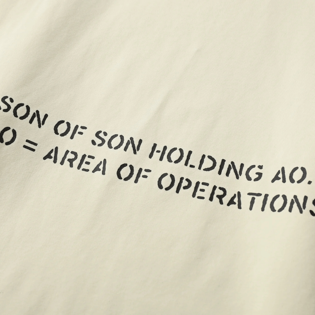 SON OF SON REGULAR FIT CREAM SOFS CLASSIC CAMISETA SLIM BEIGE