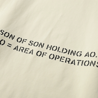 SON OF SON REGULAR FIT CREAM SOFS CLASSIC CAMISETA SLIM BEIGE