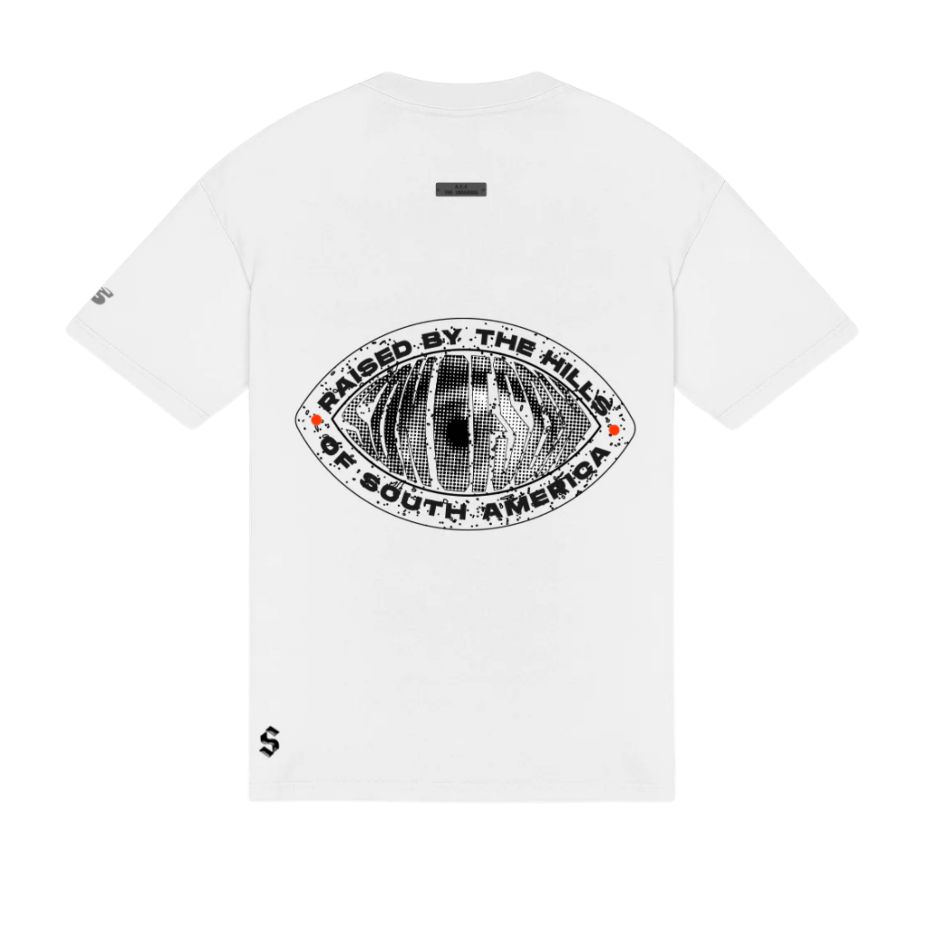 SON OF SON OVERSIZE WHITE RAISED BY THE HILLS CAMISETA OVERSIZE BLANCA