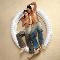 TRUE BARREL DENIM PANTS PANTALONES NEGRO