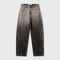 TRUE BARREL DENIM PANTS PANTALONES NEGRO