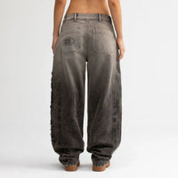 TRUE BARREL DENIM PANTS PANTALONES NEGRO