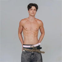 TRUE TOO BRIGHT TO MISS BUBBLE GUM BELT CORREA ROSA