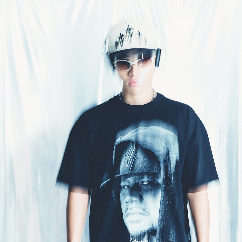 CULTUREWISE CRHOME FACES FAT JOE CAMISETA OVERSIZE NEGRA