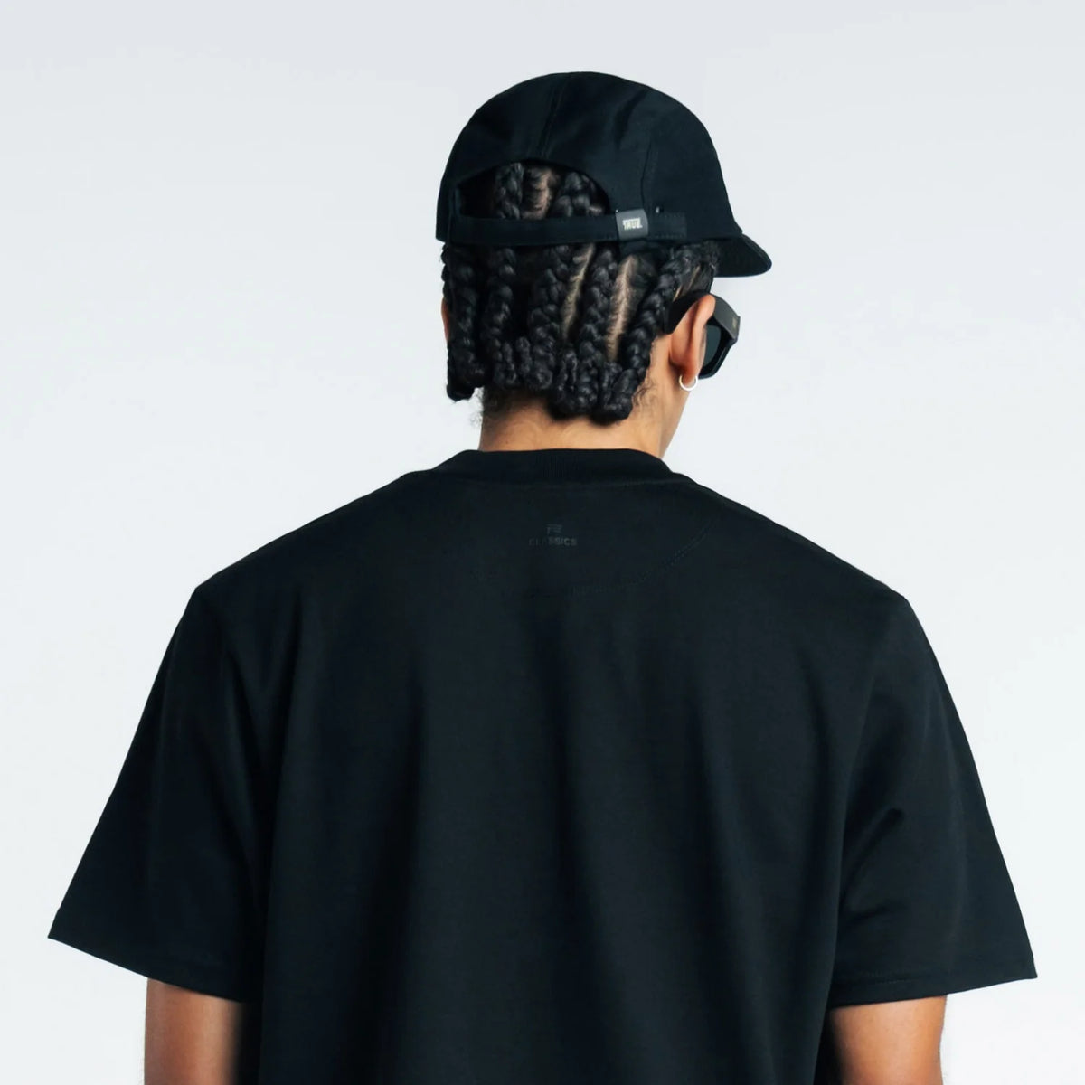 TRUE CAMISETA CLÁSICA LOGO NEGRA CAMISETA NEGRA