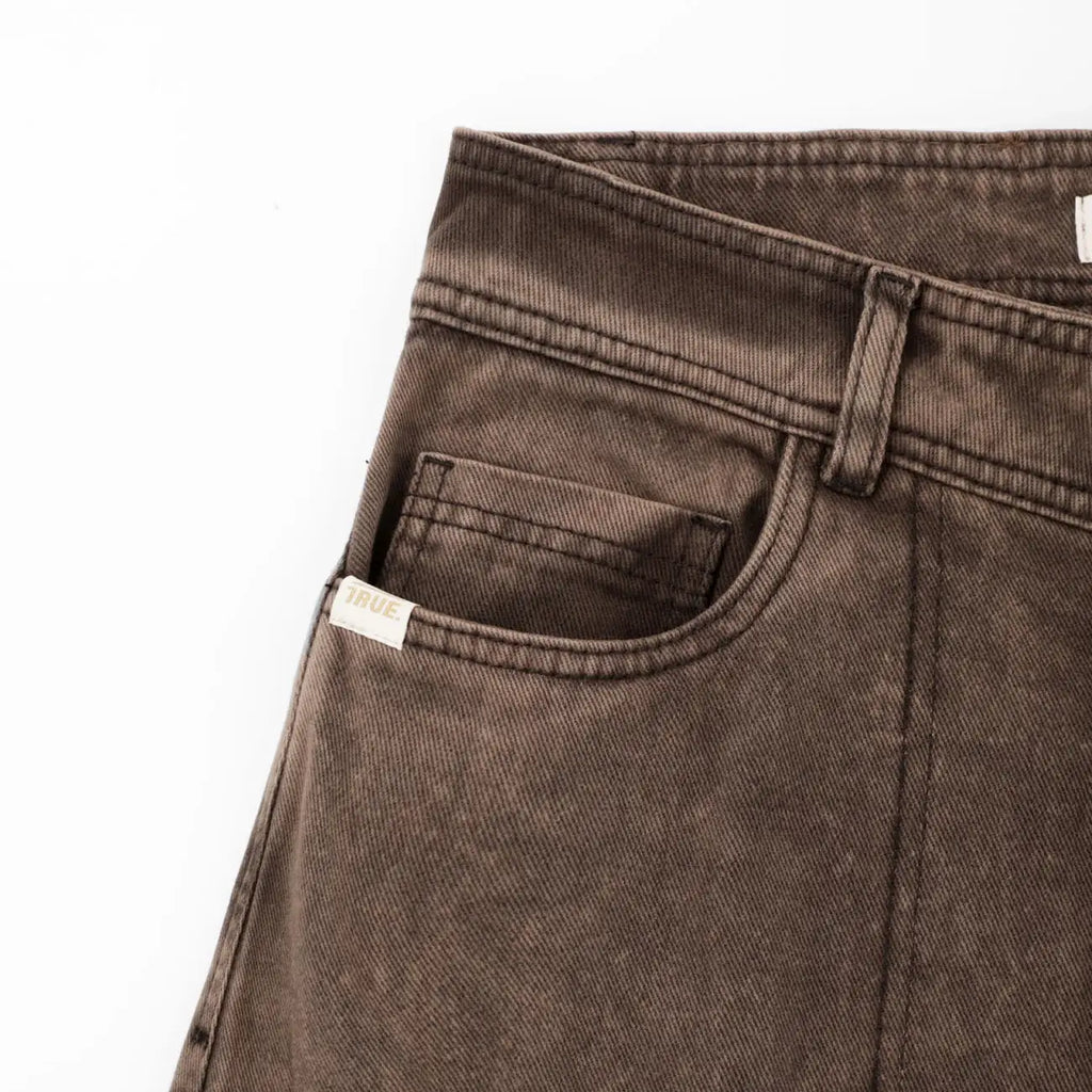 TRUE CARGO MULTI-POCKET PANTS CAFE