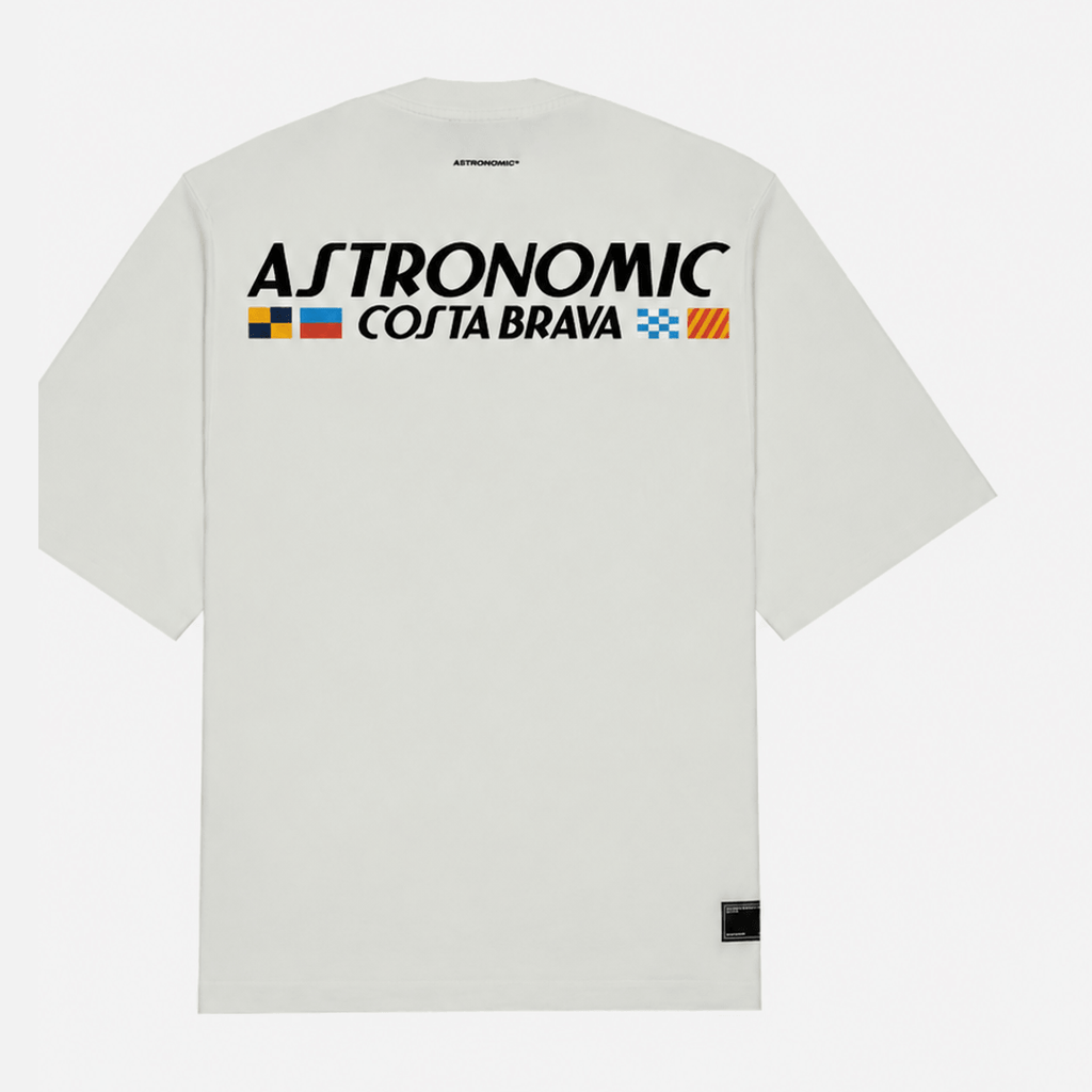 ASTRONOMIC SIGNAL FLAGS CAMISETA BLANCA