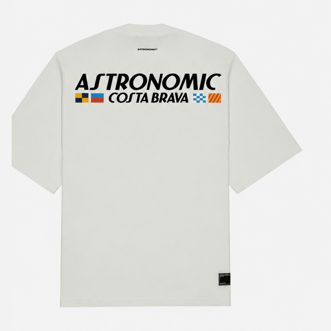 ASTRONOMIC SIGNAL FLAGS CAMISETA BLANCA