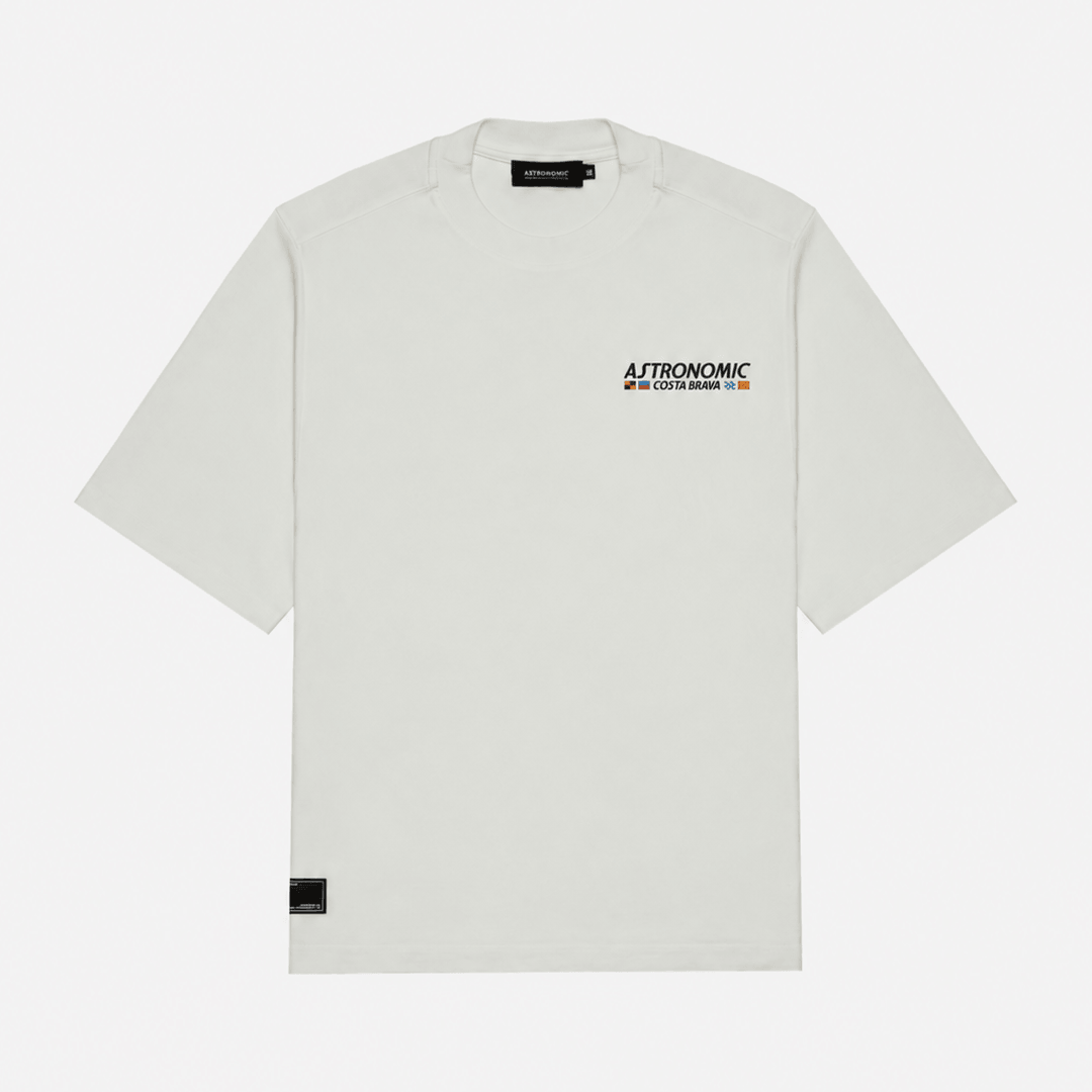 ASTRONOMIC SIGNAL FLAGS CAMISETA BLANCA