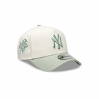 NEW ERA 9FORTY A-FRAME MLB NEW YORK YANKEES CHROME EVERST GORRA AJUSTABLE BLANCA