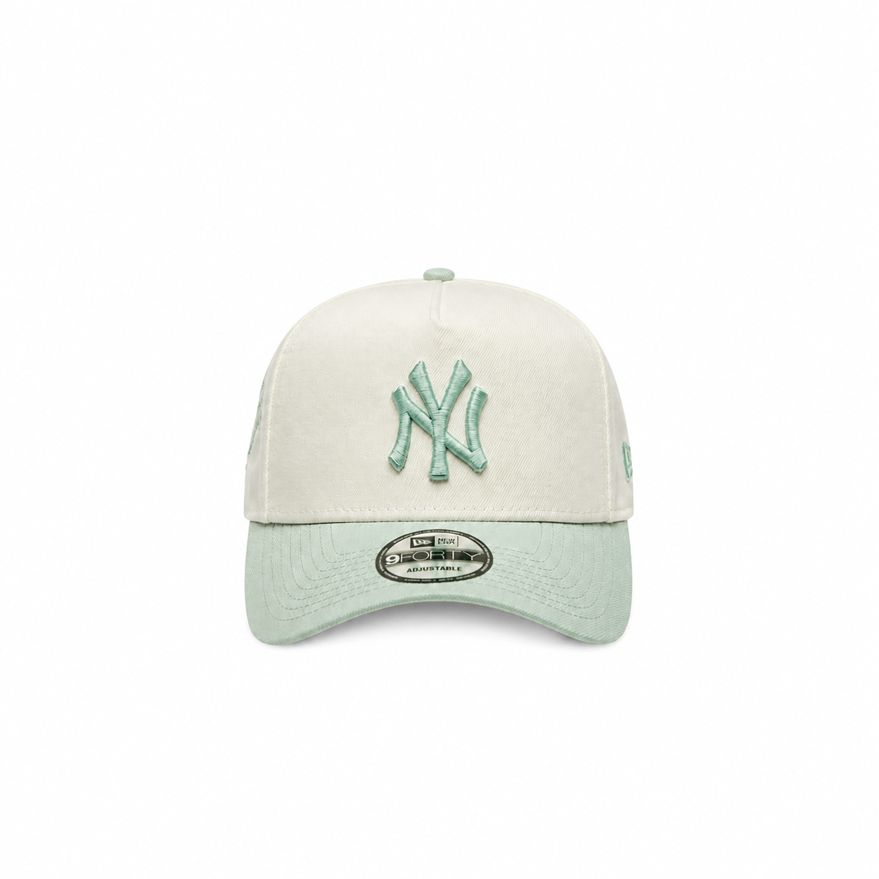 NEW ERA 9FORTY A-FRAME MLB NEW YORK YANKEES CHROME EVERST GORRA AJUSTABLE BLANCA