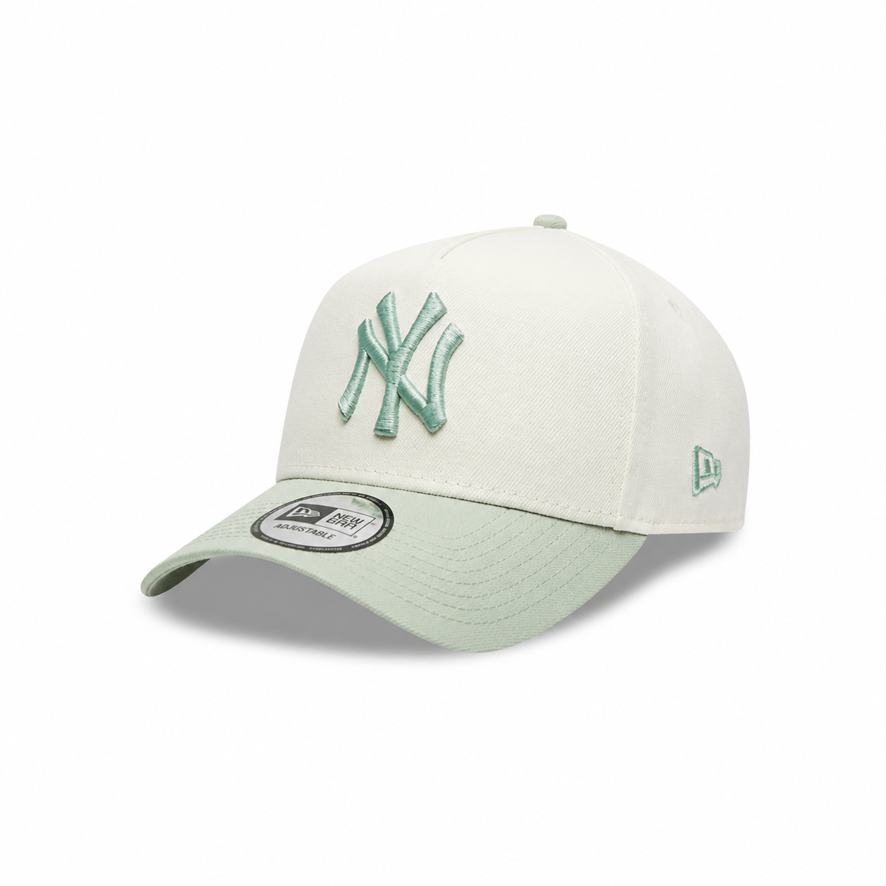 NEW ERA 9FORTY A-FRAME MLB NEW YORK YANKEES CHROME EVERST GORRA AJUSTABLE BLANCA