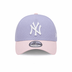NEW ERA 9FORTY A-FRAME MLB NEW YORK YANKEES LAVENDER PINK GORRA AJUSTABLE MORADA