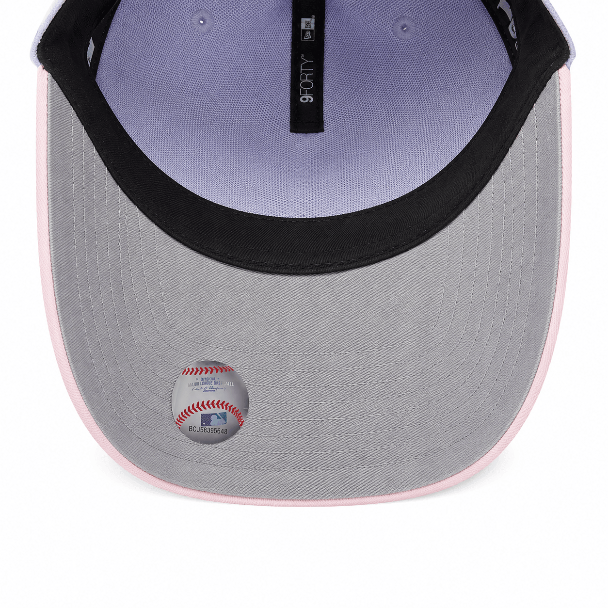 NEW ERA 9FORTY A-FRAME MLB NEW YORK YANKEES LAVENDER PINK GORRA AJUSTABLE MORADA