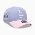 NEW ERA 9FORTY A-FRAME MLB LOS ANGELES DODGERS LAVENDER PINK GORRA AJUSTABLE MORADA