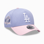 NEW ERA 9FORTY A-FRAME MLB LOS ANGELES DODGERS LAVENDER PINK GORRA AJUSTABLE MORADA