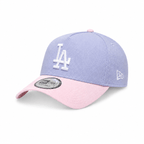 NEW ERA 9FORTY A-FRAME MLB LOS ANGELES DODGERS LAVENDER PINK GORRA AJUSTABLE MORADA