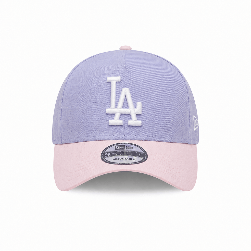 NEW ERA 9FORTY A-FRAME MLB LOS ANGELES DODGERS LAVENDER PINK GORRA AJUSTABLE MORADA
