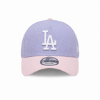NEW ERA 9FORTY A-FRAME MLB LOS ANGELES DODGERS LAVENDER PINK GORRA AJUSTABLE MORADA