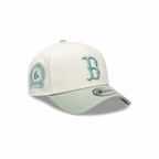 NEW ERA 9FORTY A-FRAME MLB BOSTON RED SOX CHROME EVERST GORRA AJUSTABLE BLANCA