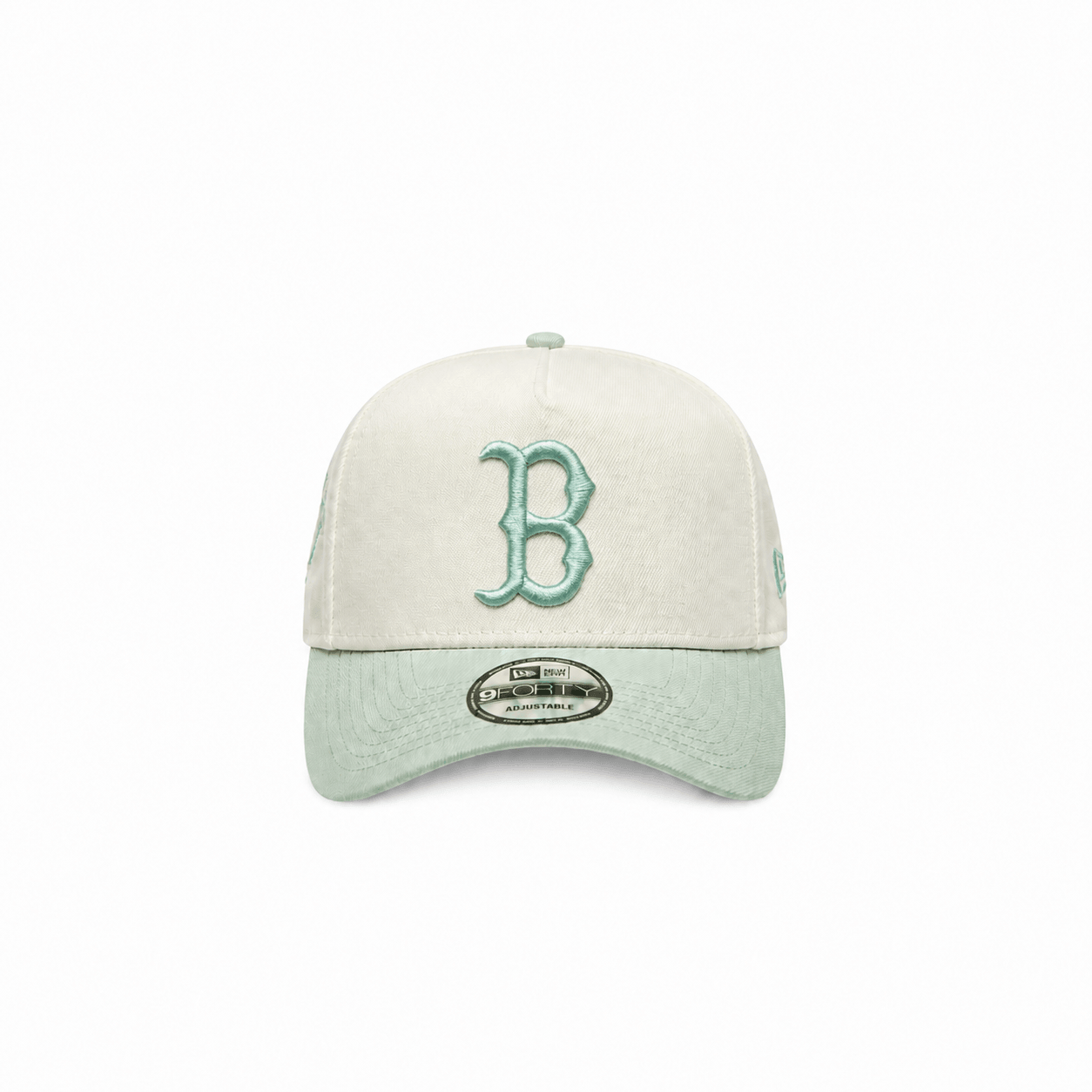 NEW ERA 9FORTY A-FRAME MLB BOSTON RED SOX CHROME EVERST GORRA AJUSTABLE BLANCA