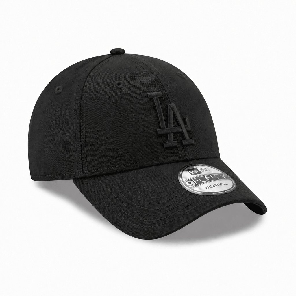 NEW ERA 9FORTY MLB LOS ANGELES DODGERS TONAL BLACK GORRA AJUSTABLE NEGRA