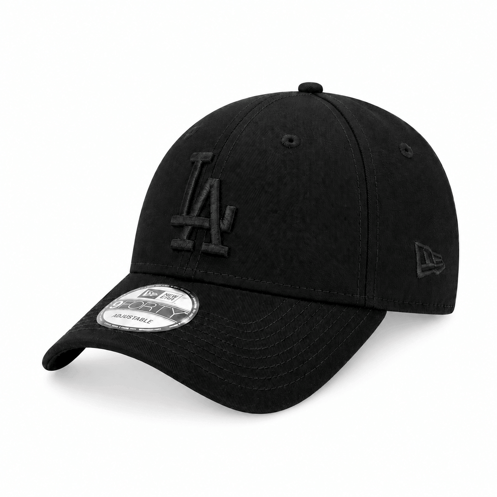 NEW ERA 9FORTY MLB LOS ANGELES DODGERS TONAL BLACK GORRA AJUSTABLE NEGRA