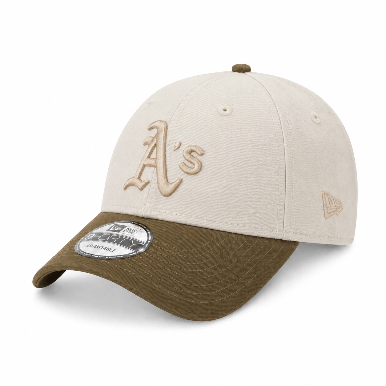 NEW ERA 9FORTY MLB OAKLAND ATHLETICS BI TONAL GORRA AJUSTABLE BEIGE