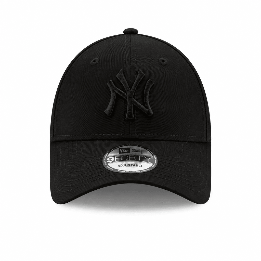 NEW ERA 9FORTY MLB NEW YORK YANKEES BLACK ON BLACK GORRA AJUSTABLE NEGRA