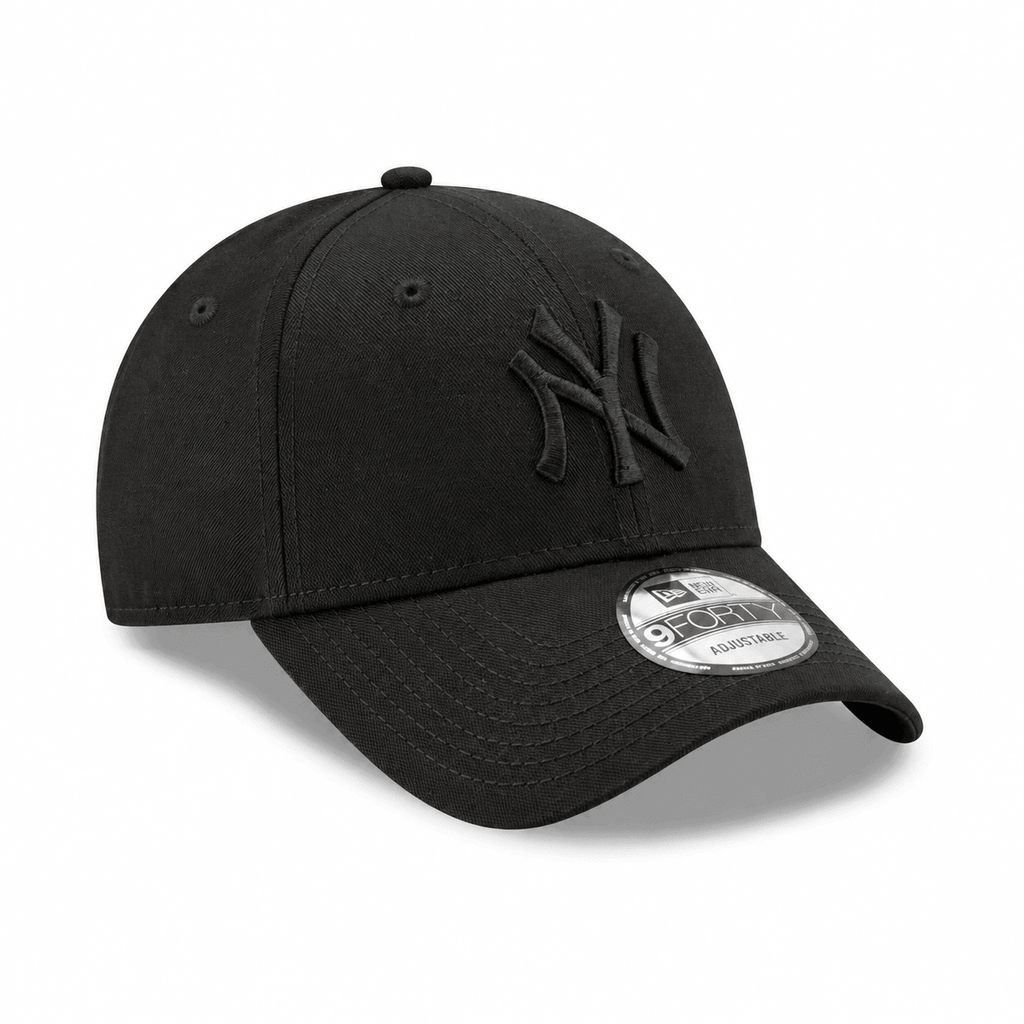NEW ERA 9FORTY MLB NEW YORK YANKEES BLACK ON BLACK GORRA AJUSTABLE NEGRA