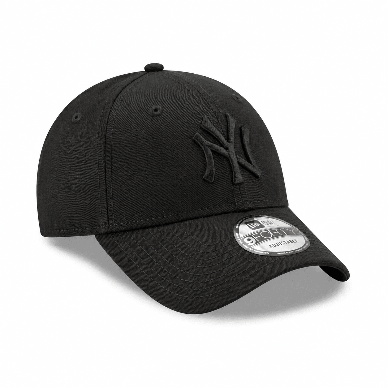 NEW ERA 9FORTY MLB NEW YORK YANKEES BLACK ON BLACK GORRA AJUSTABLE NEGRA