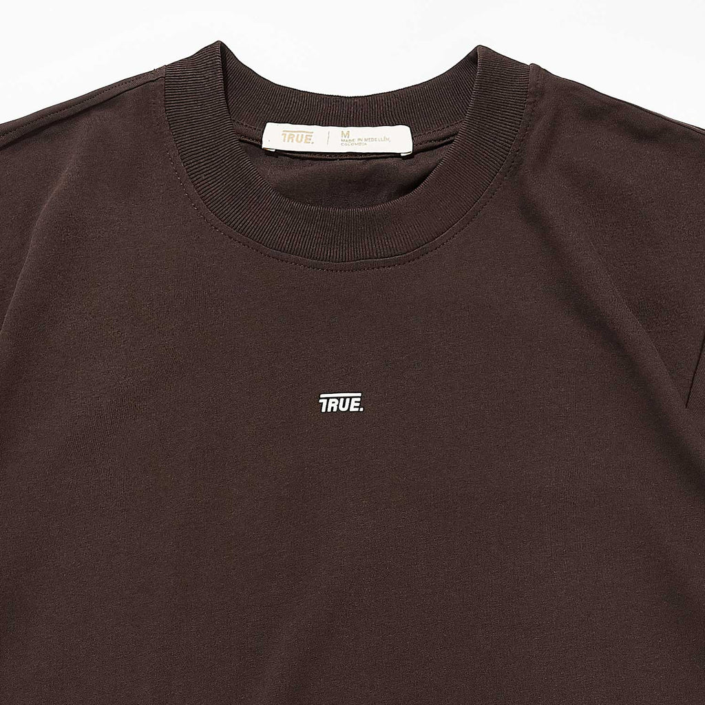 TRUE  CLASSIC CAMISETA CAFE OSCURO