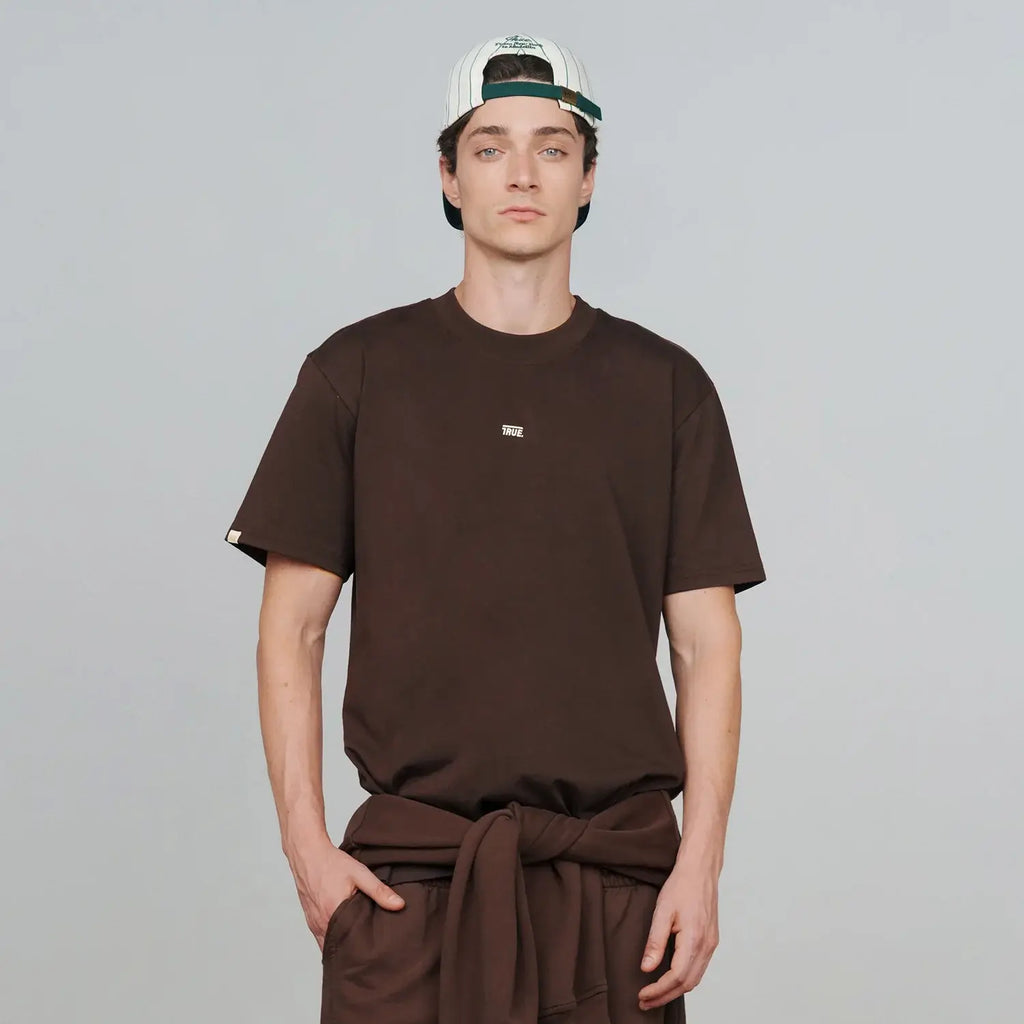 TRUE  CLASSIC CAMISETA CAFE OSCURO