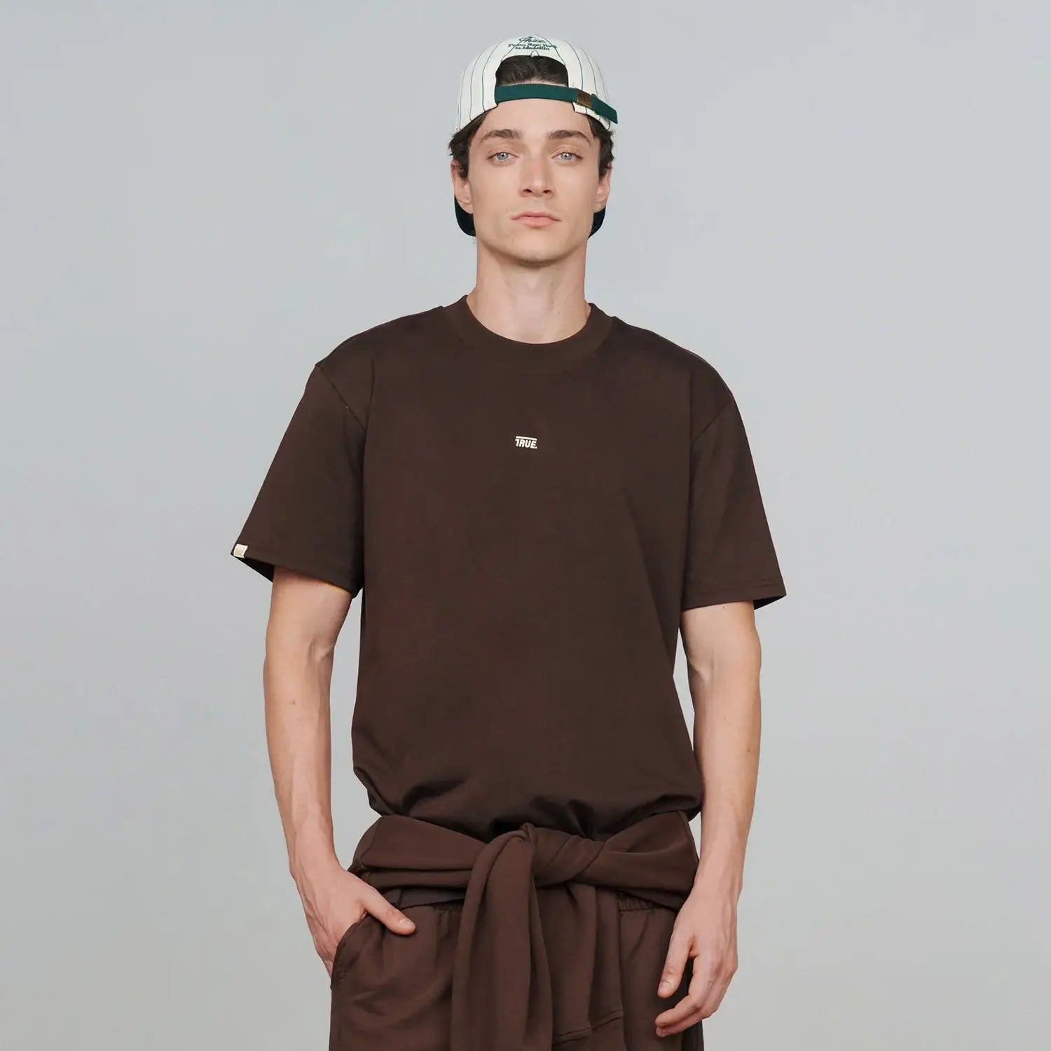 TRUE  CLASSIC CAMISETA CAFE OSCURO