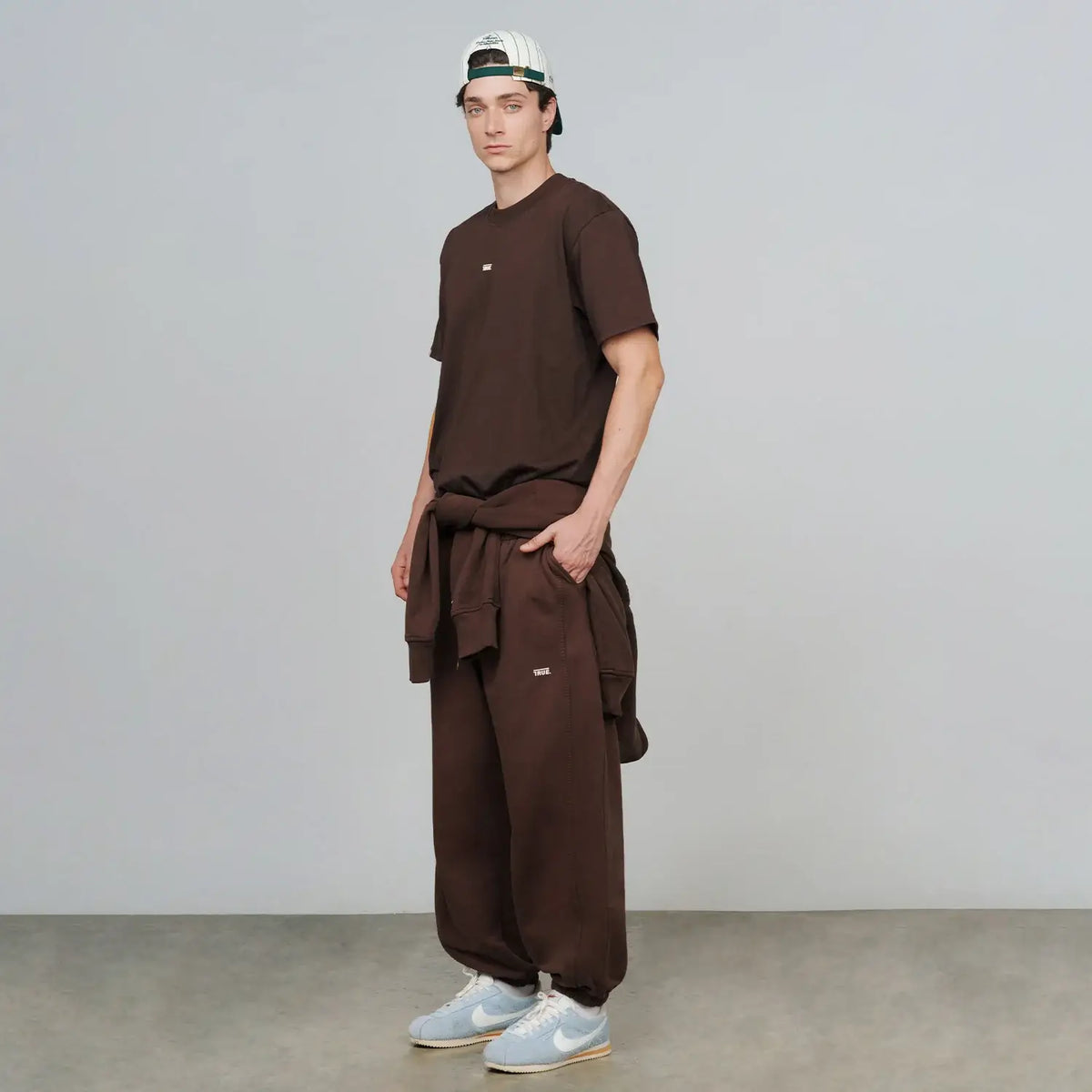 TRUE  CLASSIC CAMISETA CAFE OSCURO