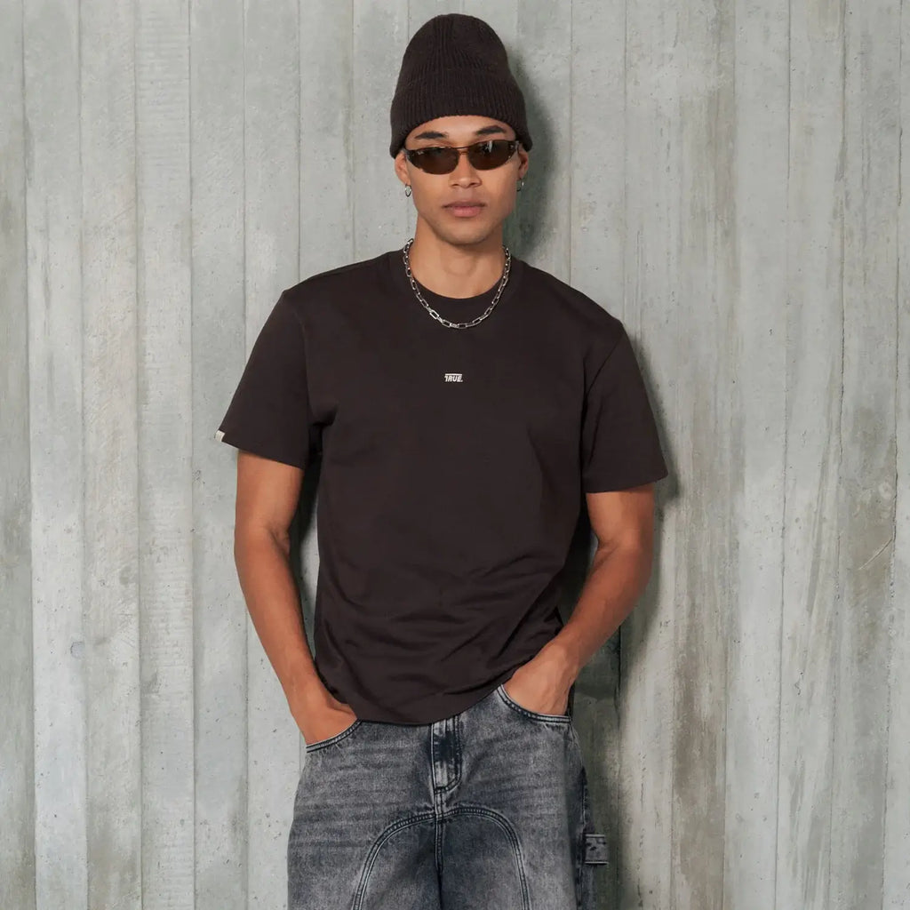 TRUE  CLASSIC CAMISETA CAFE OSCURO