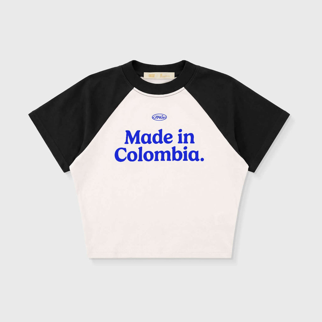 TRUE COLOMBIA BABY TEE BEIGE