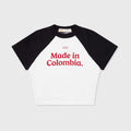 TRUE COLOMBIA BABY TEE NEGRA