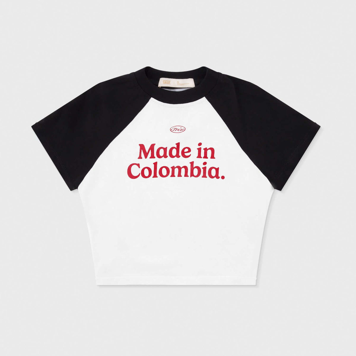 TRUE COLOMBIA BABY TEE NEGRA