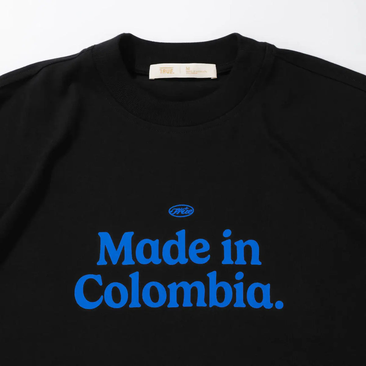 TRUE COLOMBIA OVERSIZED T-SHIRT CAMISETA NEGRA