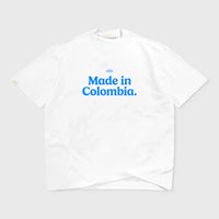 TRUE COLOMBIA OVERSIZED T-SHIRT CAMISETA BLANCA