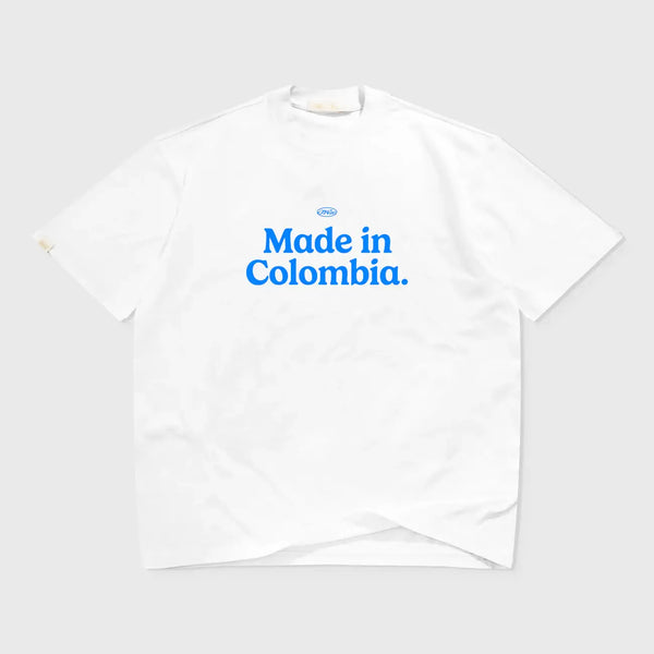 TRUE COLOMBIA OVERSIZED T-SHIRT CAMISETA BLANCA