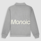 MONOIC TIMELESS V2 SACO QUARTER ZIP OVERSIZED GRIS DESGASTADO
