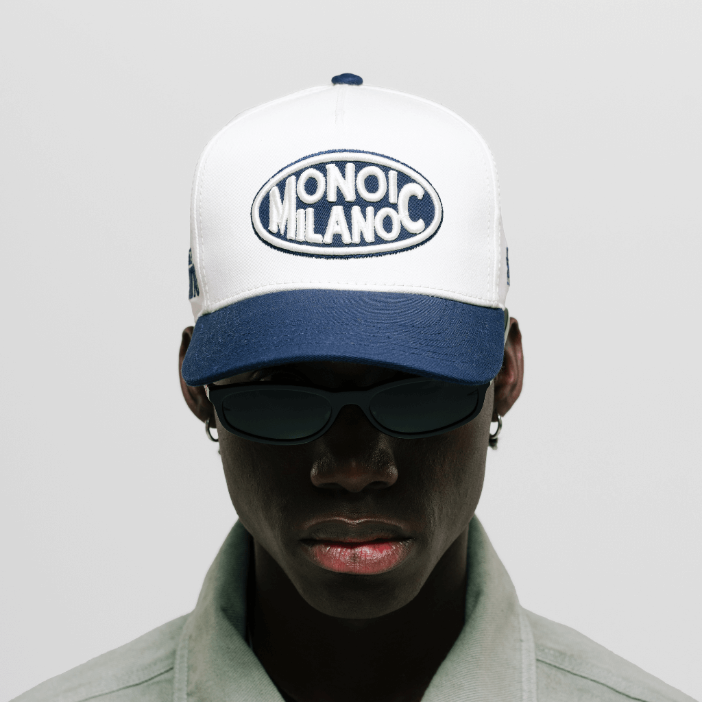 MONOIC TUTTO BENE I GORRA AJUSTABLE MILANO CREMA Y AZUL