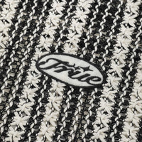 TRUE CROCHET PATTERN BOXY SHIRT CAMISETA NEGRA