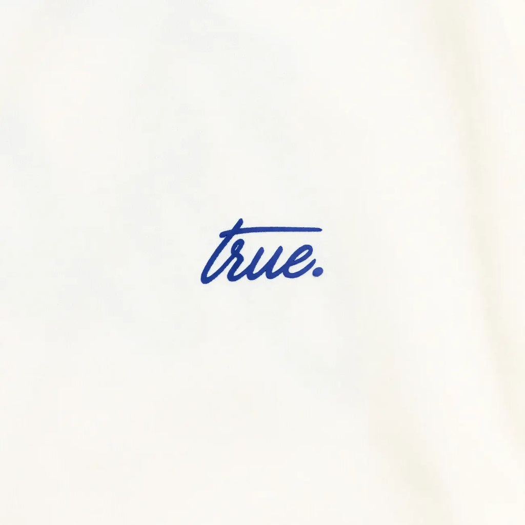 TRUE CURSIVE LOGO CAMISETA BEIGE